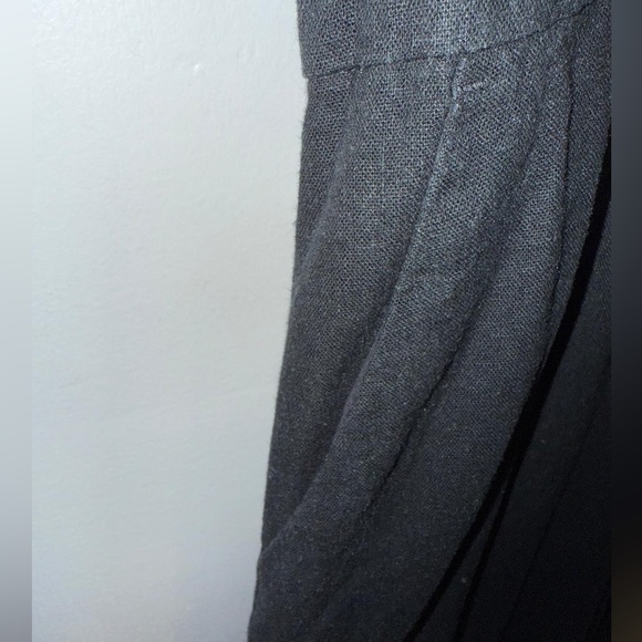 Dynamite Black Ruffle Strap Jumpsuit - Size L - Picture 6 of 11